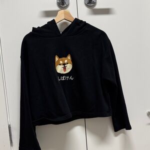 Black Shiba Inu Hoodie